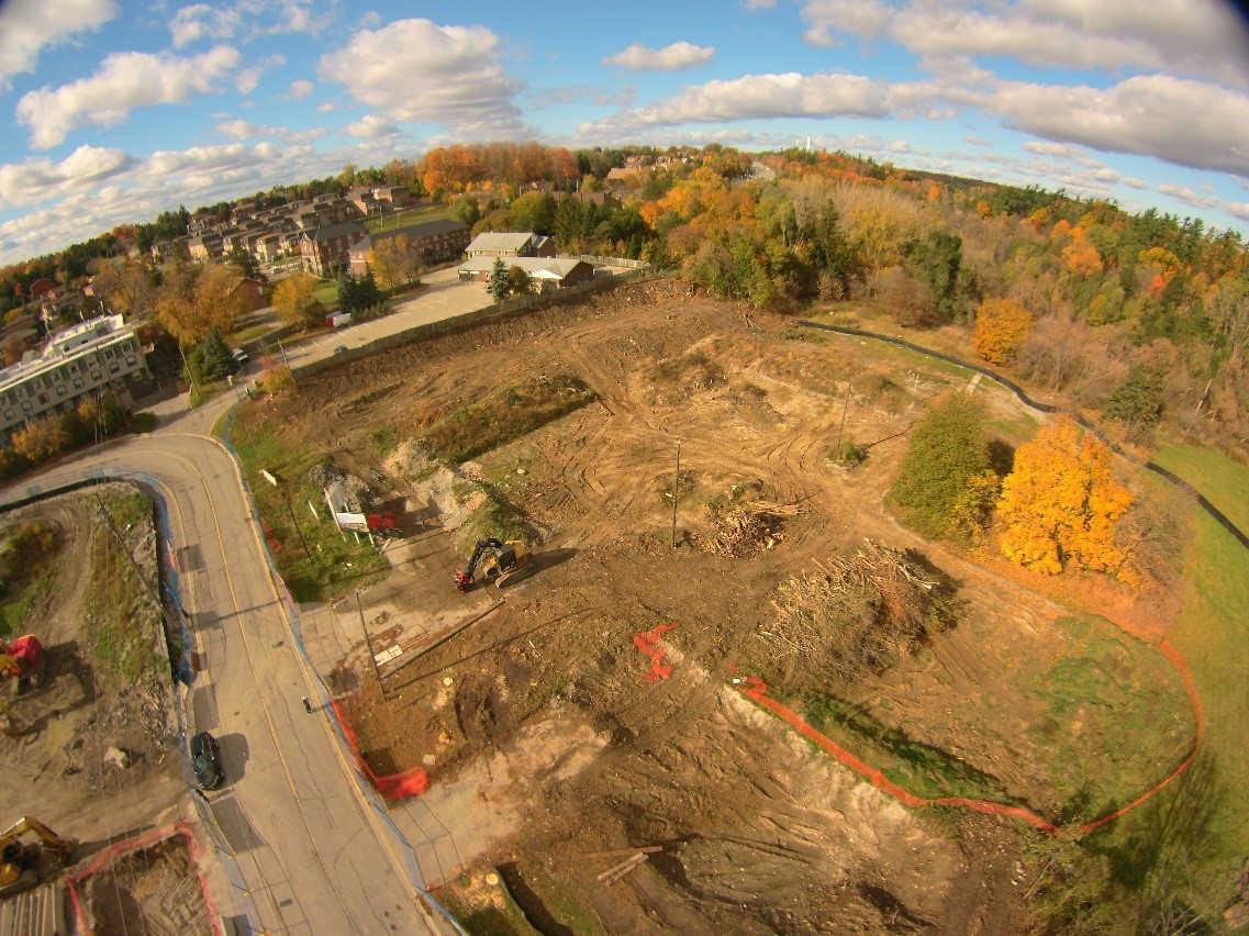 North parcel aerial view, photo taken October 25, 2015